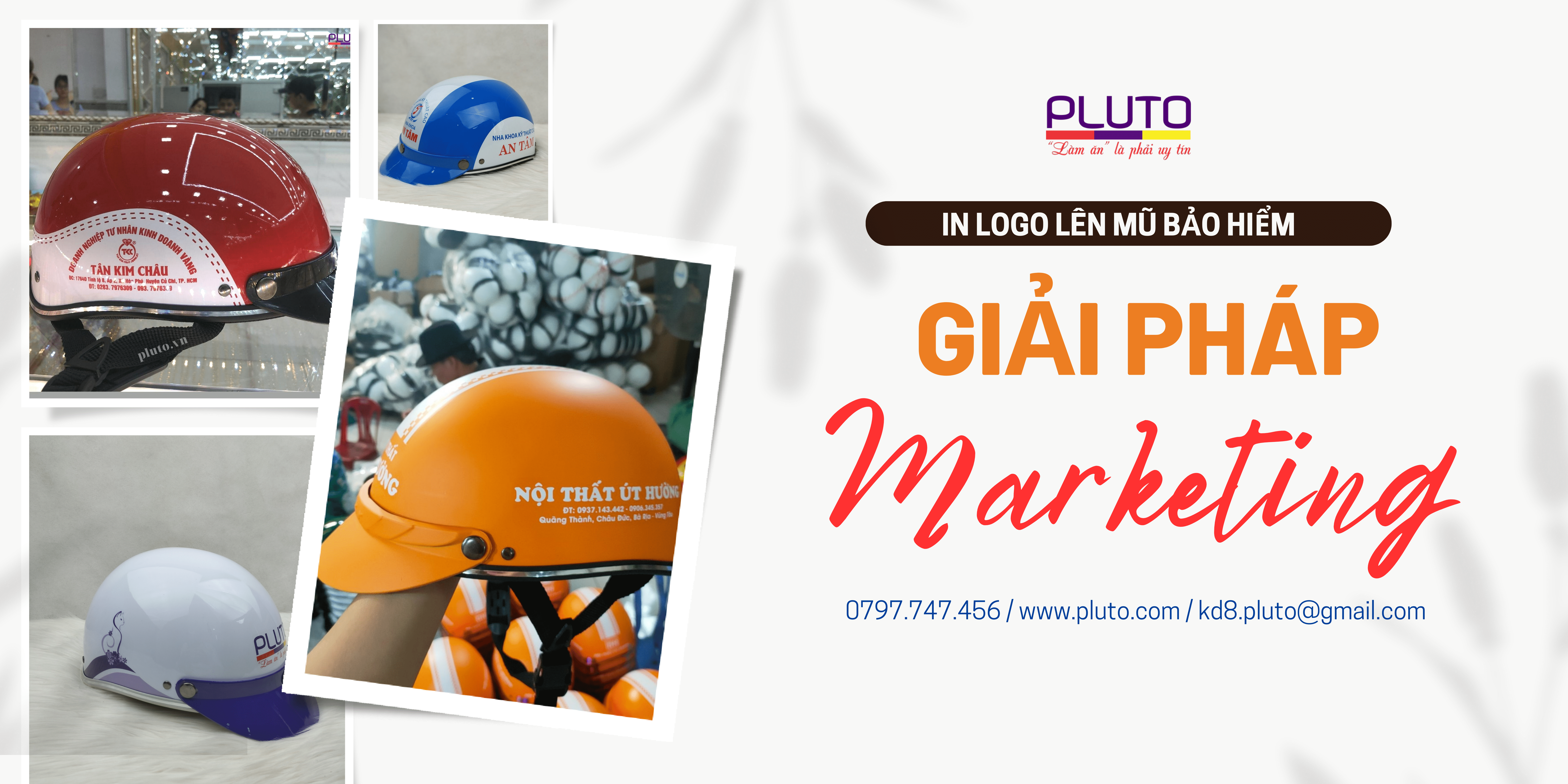 Quảng cáo trên mũ bảo hiểm