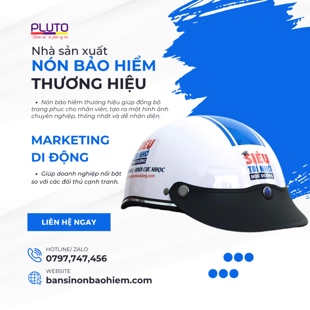 mũ bảo hiểm thương hiệu