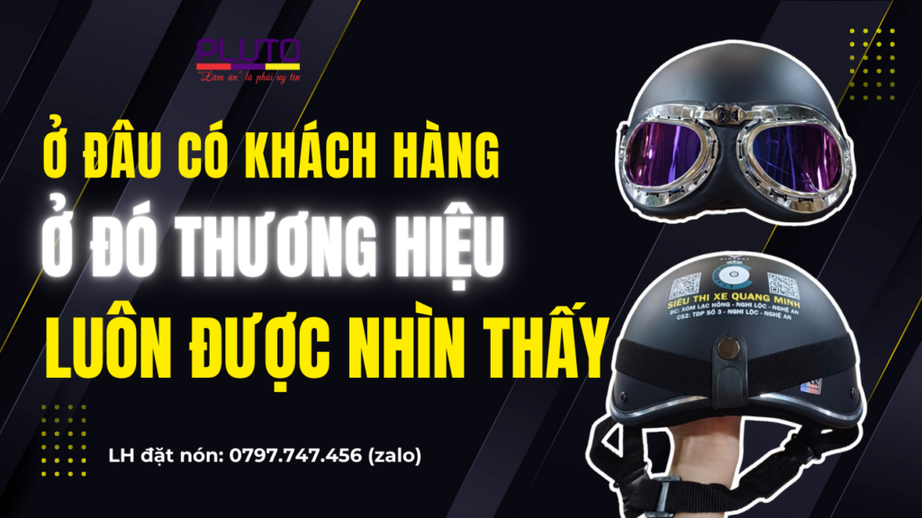 đặt in nón bảo hiểm