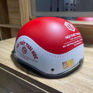 Mũ bảo hiểm in logo công ty nội thất