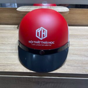 Mũ bảo hiểm in logo công ty nội thất