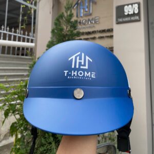 Mũ bảo hiểm in logo công ty nội thất