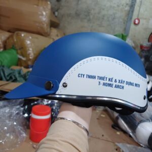 Mũ bảo hiểm in logo công ty nội thất